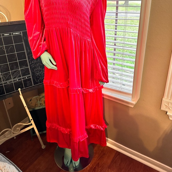 🎀 Hot Pink Maxi Dress 🎀 - Picture 1 of 7